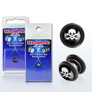 Magnetic fake plug