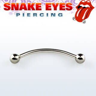 Surgical steel piercing banana