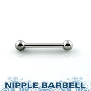 Surgical steel nipple barbell