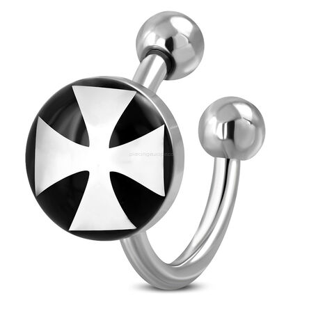 Stainless Steel Horseshoe Circular Barbell