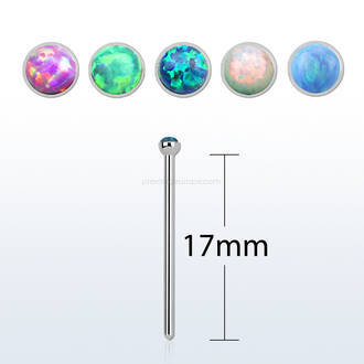 Surgical steel nose stud
