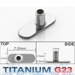 Titanium G23 base part