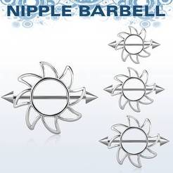 Sun shaped nipple shield