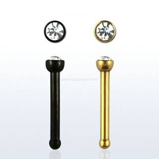 anodized surgical steel nose screw