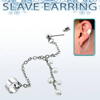 Stainless steel fake slave helix clip