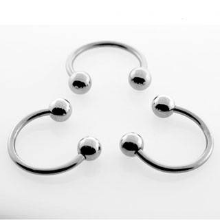 Surgical steel circular barbell
