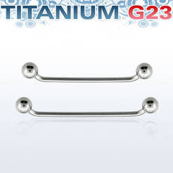 Titanium G23 Industrial surface barbell