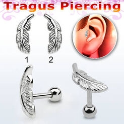 Tragus piercing