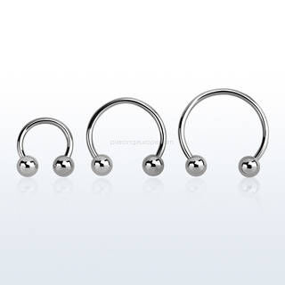 Surgical steel circular barbell