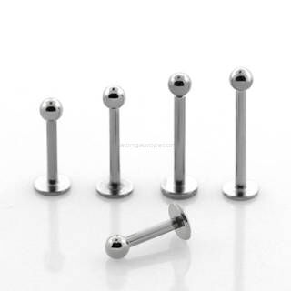 Surgical steel labret