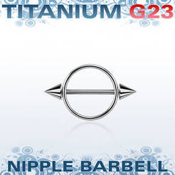 Titanium round nipple shield