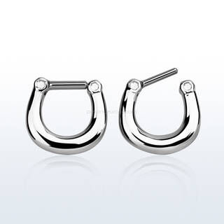 High polished plain septum clicker