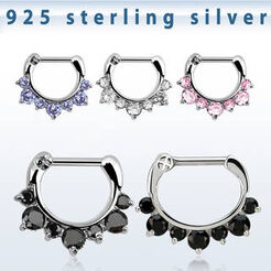 Silver septum clicker