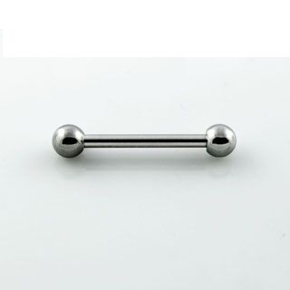 Surgical steel nipple barbell