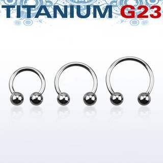 Titanium G23 circular barbell