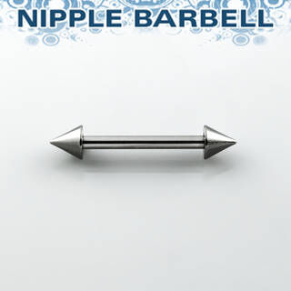 Surgical steel nipple barbell