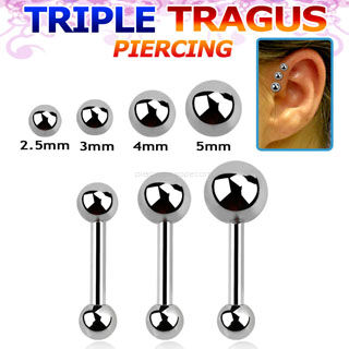 Tragus on sale piercing gauge